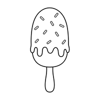 Barra de Helado con Chispas