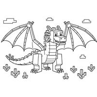 Blocky Desert Dragon