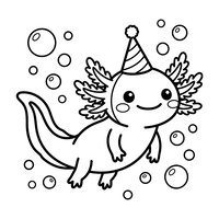 Axolotl Party-Feier