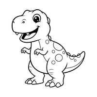 Dinossauro Bebê Feliz