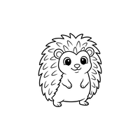 Adorabile Piccolo Riccio