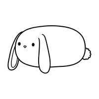 Mignon Lapin aux Oreilles Tombantes