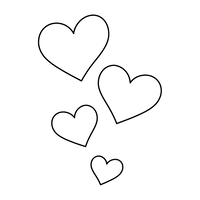 Unoszące się Serca Miłości
