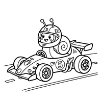 Racing Snail in F1 Car