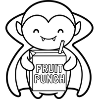 Vampir Bahagia dengan Jus Fruit Punch