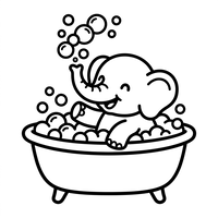 Baby Elephant Bubble Bath