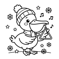 Winter Musical Duck