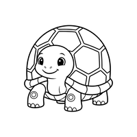 Lachende Babyschildpad