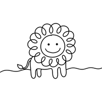 León Feliz de Melena Rizada