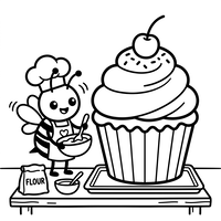 Kokbijtje en de Reusachtige Cupcake
