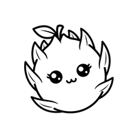 Adorable Leafy Baby Dragon
