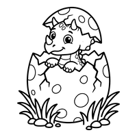 Bébé Dragon Sortant de son Œuf