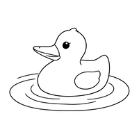 Canard en Caoutchouc Flottant