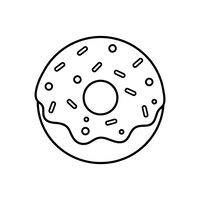 Doughnut med krymmel