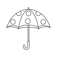 Guarda-Chuva de Bolinhas