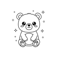 Glitrende Kawaii Babybjørn