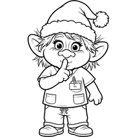 Medical Troll in Santa Hat
